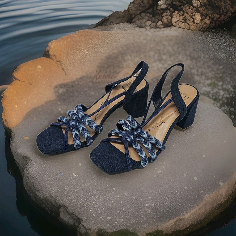 Impo Viana Stretch Sandals in blue 9.5M